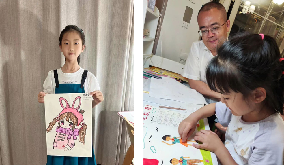 童心向黨 || “西投寶寶”們的親子繪畫作品展來啦！看看你pick哪個！